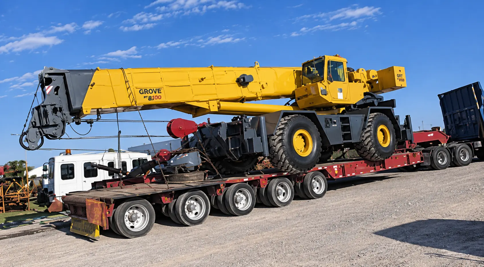Maquinaria pesada transportada por CONASER Group